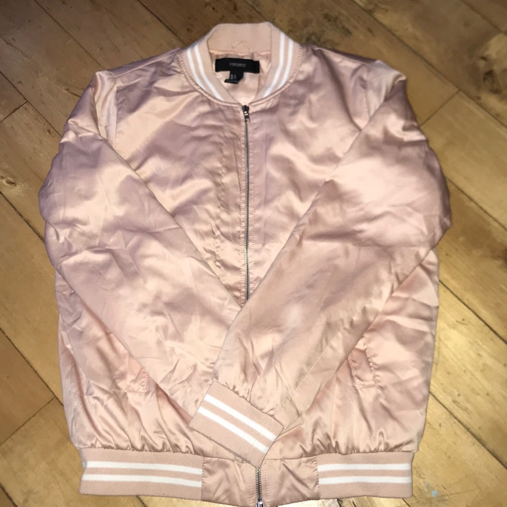 Forever 21 Pink Bomber Jacket